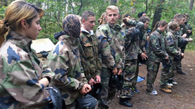 Przygotowanie do gry w paintball