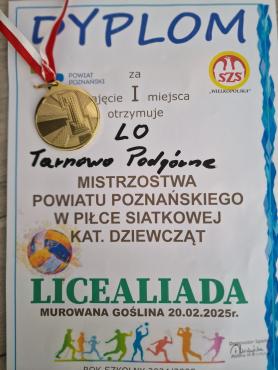 Mistrzostwa Powiatu Poznańskiego w Piłce Siatkowej DziewczątMistrzostwa Powiatu Poznańskiego w Piłce Siatkowej Dziewcząt - drużyna LOTP