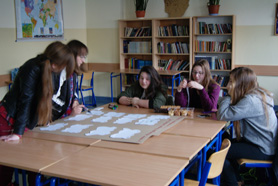 Nasi uczniowie prowadzili Lekcje w Gimnazjum w Dusznikach