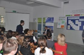 „Aktywny Obywatel”  - spotkanie uczniów liceum z  Wójtem Gminy Tarnowo Podgórne